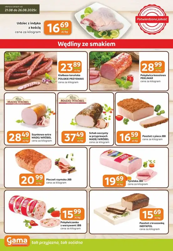 Gama - gazetka promocyjna Gazetka od czwartku 21.08 do wtorku 02.09 - strona 2