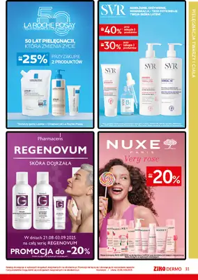 Ziko Dermo - gazetka promocyjna Gazetka od czwartku 21.08 do środy 03.09 - strona 11