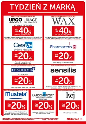 Ziko Dermo - gazetka promocyjna Gazetka od czwartku 21.08 do środy 03.09 - strona 19