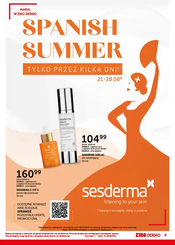 Ziko Dermo - gazetka promocyjna Gazetka od czwartku 21.08 do środy 03.09 - strona 9