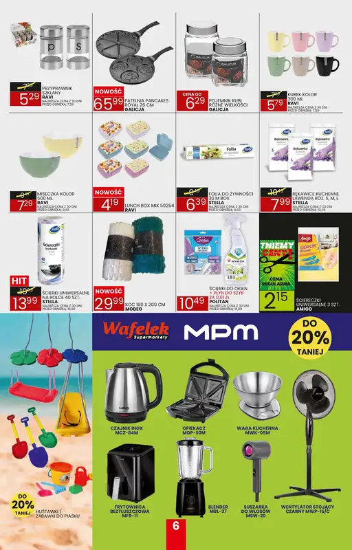 Wafelek - gazetka promocyjna Gazetka od poniedziałku 18.08 do niedzieli 31.08 - strona 6