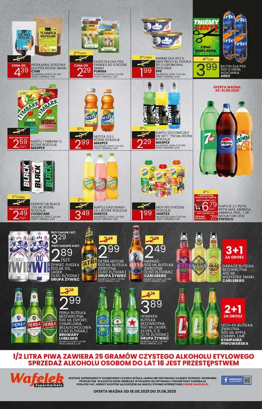 Wafelek - gazetka promocyjna Gazetka od poniedziałku 18.08 do niedzieli 31.08 - strona 8
