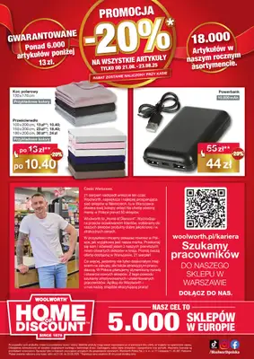 Woolworth - gazetka promocyjna WIELKIE OTWARCIE! WARSZAWA, ul. Głębocka 13 od czwartku 21.08 do soboty 23.08 - strona 12 Woolworth - gazetka promocyjna WIELKIE OTWARCIE! WARSZAWA, ul. Głębocka 13 od czwartku 21.08 do soboty 23.08 - strona 12