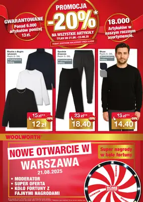 Woolworth - gazetka promocyjna WIELKIE OTWARCIE! WARSZAWA, ul. Głębocka 13 od czwartku 21.08 do soboty 23.08 - strona 5 Woolworth - gazetka promocyjna WIELKIE OTWARCIE! WARSZAWA, ul. Głębocka 13 od czwartku 21.08 do soboty 23.08 - strona 5