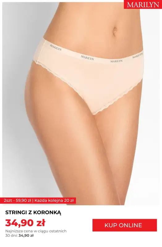 Marilyn - gazetka promocyjna Majtki organiczne w supercenach – z każdą parą taniej! od poniedziałku 18.08  - strona 2