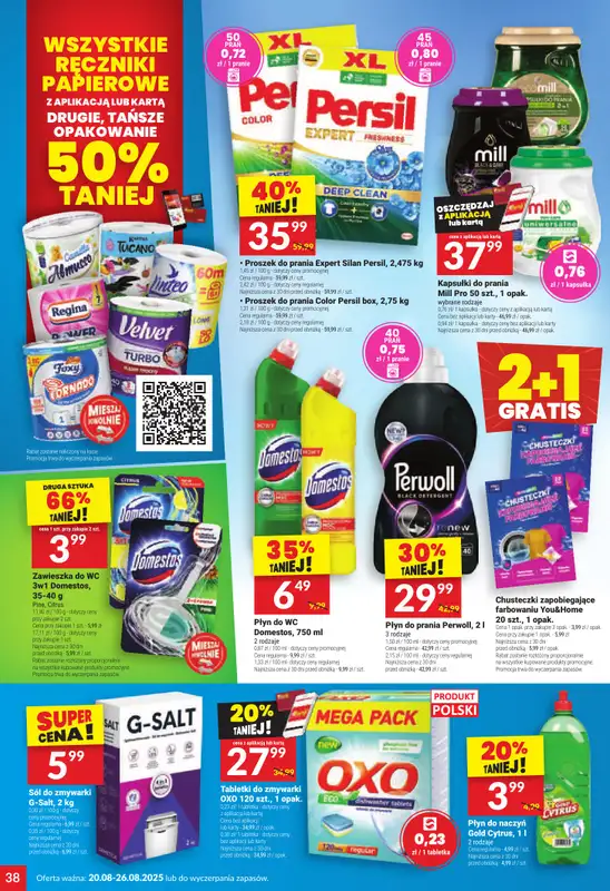 Twój Market - gazetka promocyjna Gazetka od środy 20.08 do wtorku 26.08 - strona 38