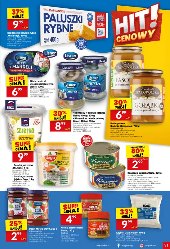Twój Market - gazetka promocyjna Gazetka od środy 20.08 do wtorku 26.08 - strona 31