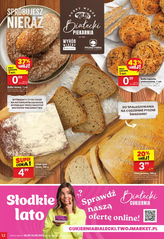 Twój Market - gazetka promocyjna Gazetka od środy 20.08 do wtorku 26.08 - strona 12