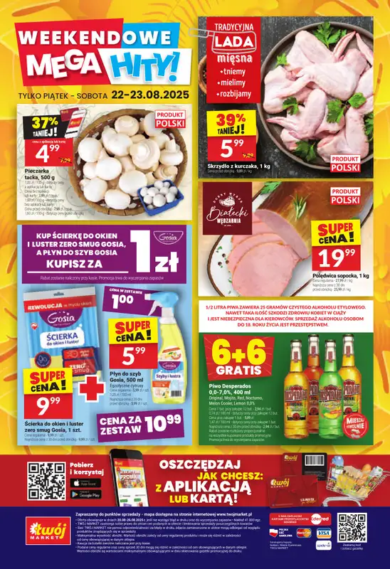 Twój Market - gazetka promocyjna Gazetka od środy 20.08 do wtorku 26.08 - strona 40