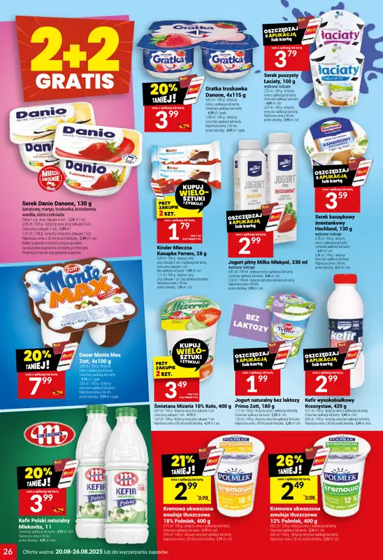 Twój Market - gazetka promocyjna Gazetka od środy 20.08 do wtorku 26.08 - strona 26