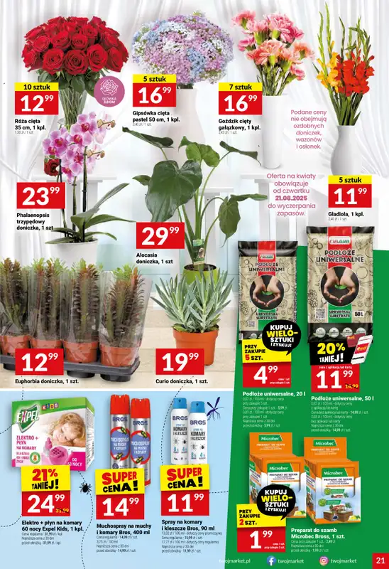 Twój Market - gazetka promocyjna Gazetka od środy 20.08 do wtorku 26.08 - strona 21