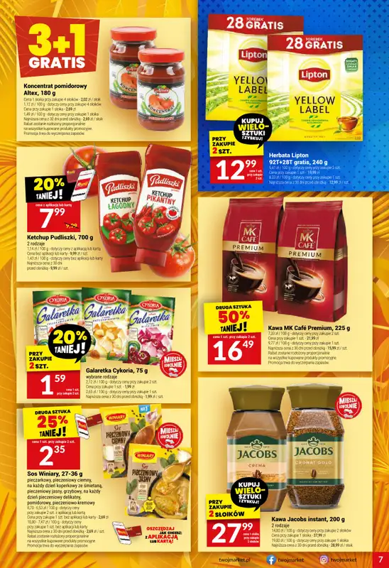 Twój Market - gazetka promocyjna Gazetka od środy 20.08 do wtorku 26.08 - strona 7