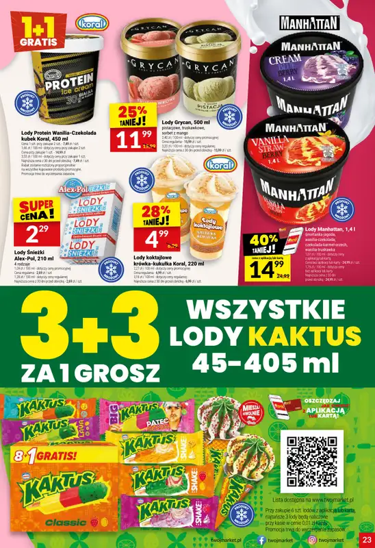 Twój Market - gazetka promocyjna Gazetka od środy 20.08 do wtorku 26.08 - strona 23