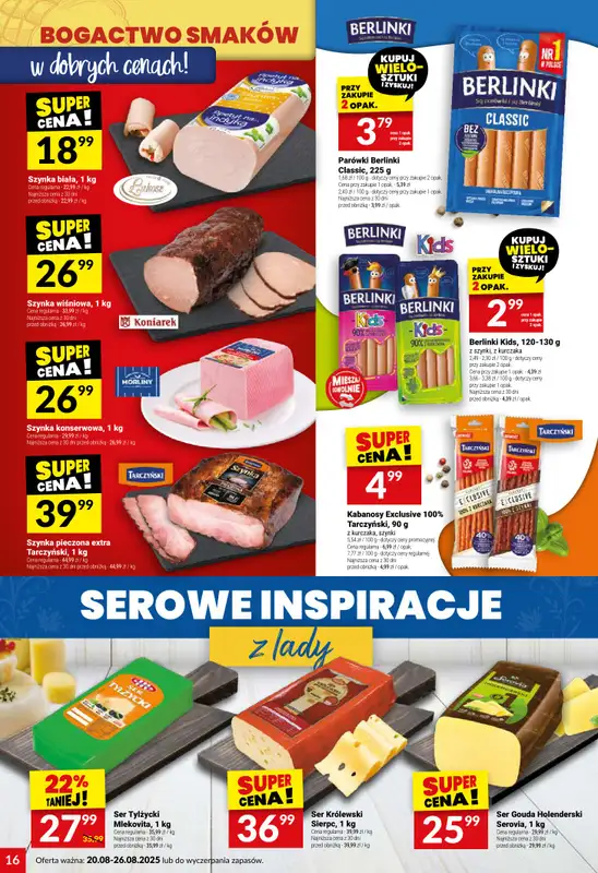 Twój Market - gazetka promocyjna Gazetka od środy 20.08 do wtorku 26.08 - strona 16