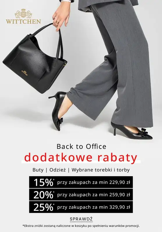 Wittchen - gazetka promocyjna Back to office do -25% od wtorku 19.08 