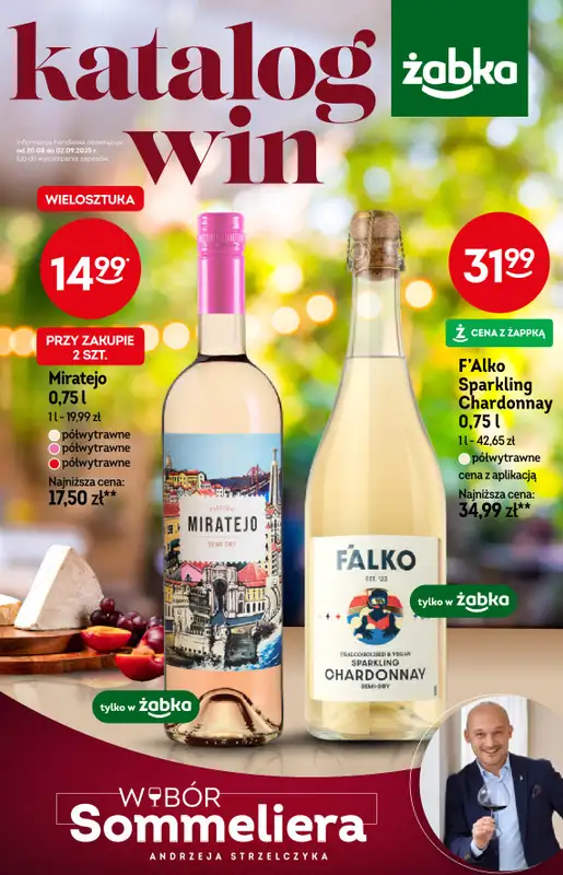 Żabka - gazetka promocyjna Katalog win od środy 20.08 do wtorku 02.09