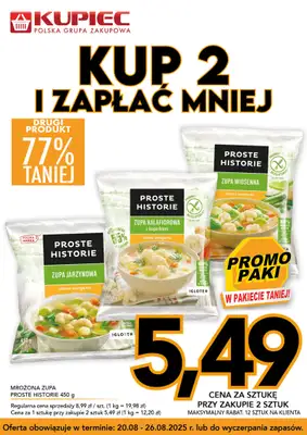 Kupiec - gazetka promocyjna Promopaki od środy 20.08 do wtorku 26.08 - strona 10