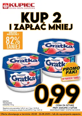 Kupiec - gazetka promocyjna Promopaki od środy 20.08 do wtorku 26.08 - strona 4