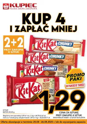 Kupiec - gazetka promocyjna Promopaki od środy 20.08 do wtorku 26.08 - strona 5
