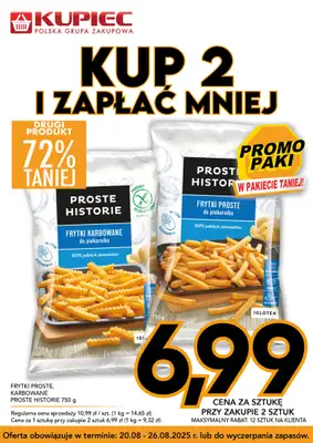 Kupiec - gazetka promocyjna Promopaki od środy 20.08 do wtorku 26.08 - strona 9