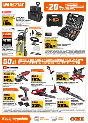 OBI - gazetka promocyjna Gazetka od środy 20.08 do wtorku 09.09 - strona 15