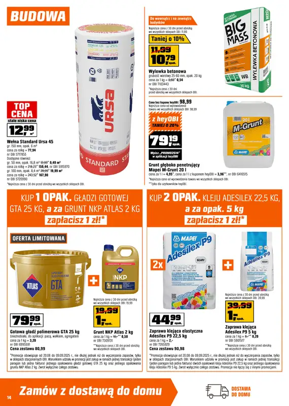 OBI - gazetka promocyjna Gazetka od środy 20.08 do wtorku 09.09 - strona 14