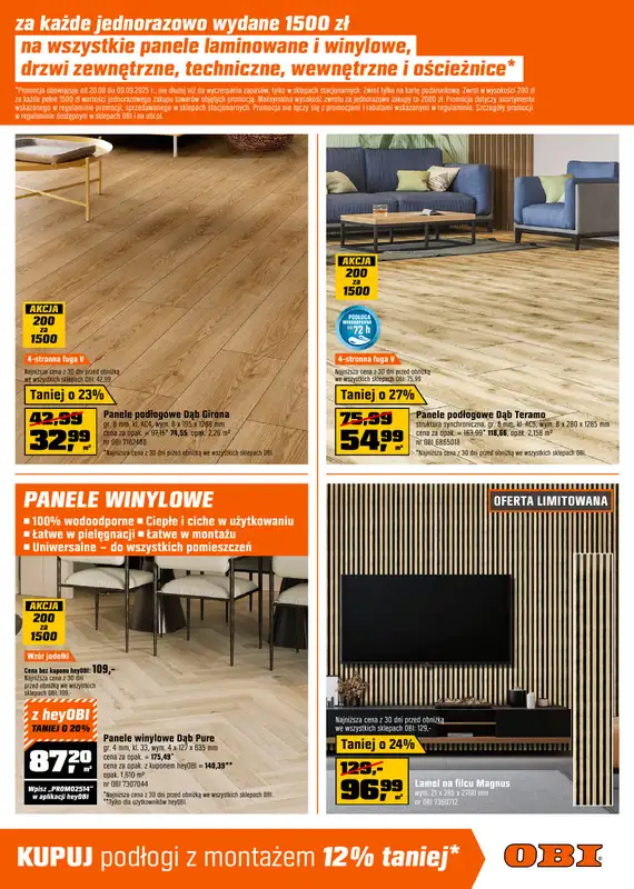 OBI - gazetka promocyjna Gazetka od środy 20.08 do wtorku 09.09 - strona 9