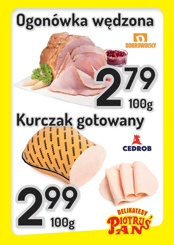 Delikatesy Piotruś Pan - gazetka promocyjna Plakaty promocyjne od środy 20.08 do środy 27.08 - strona 2