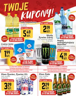 Społem Częstochowa - gazetka promocyjna Plakaty promocyjne od czwartku 21.08 do środy 27.08 - strona 3