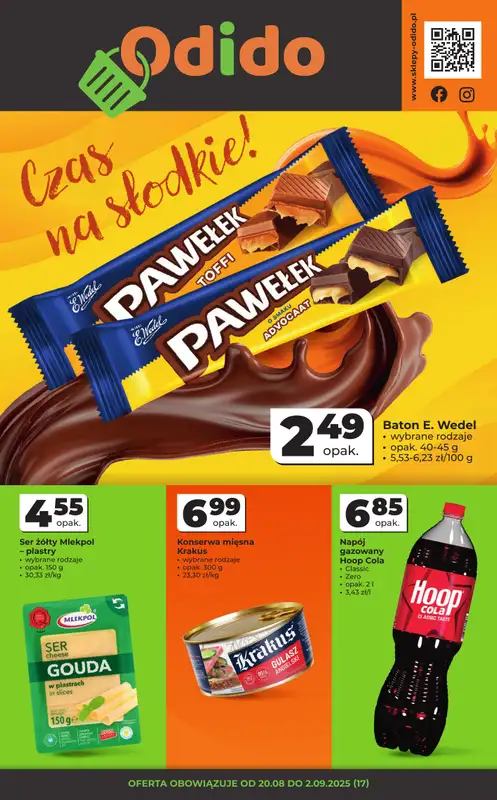 Odido - gazetka promocyjna Gazetka od środy 20.08 do wtorku 02.09