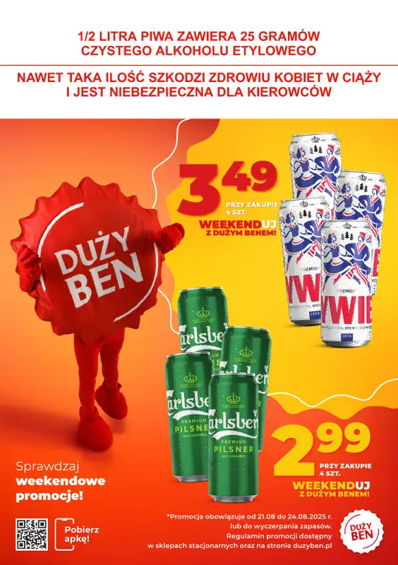 Duży Ben - gazetka promocyjna Weekendowe promocje! od czwartku 21.08 do niedzieli 24.08 - strona 2