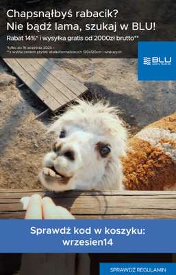 Blu Salony Łazienek - gazetka promocyjna Kod rabatowy od wtorku 09.09 do wtorku 16.09