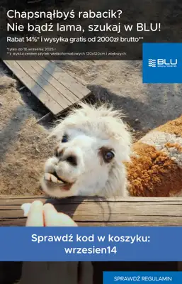 Blu Salony Łazienek - gazetka promocyjna Kod rabatowy od wtorku 09.09 do wtorku 16.09