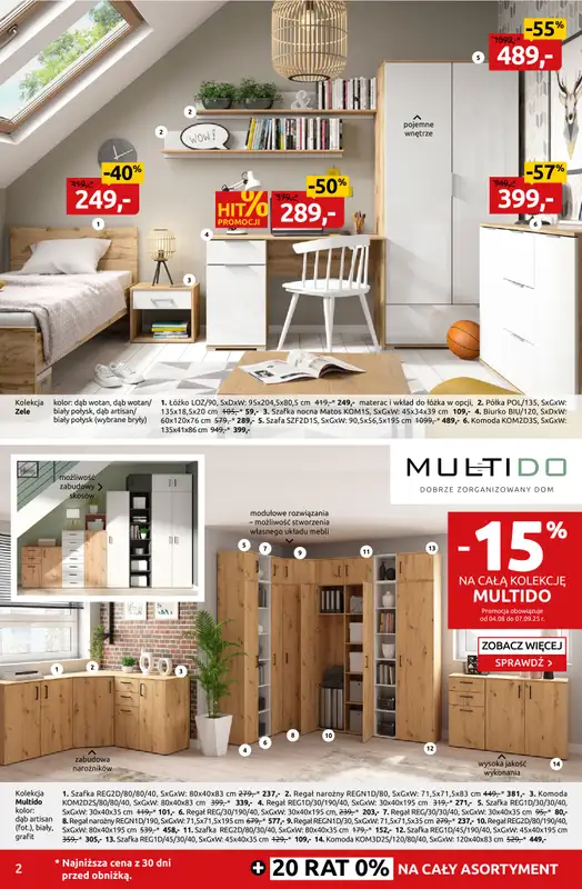 Black Red White - gazetka promocyjna Złap szkolne okazje do -60% od poniedziałku 04.08 do niedzieli 24.08 - strona 2