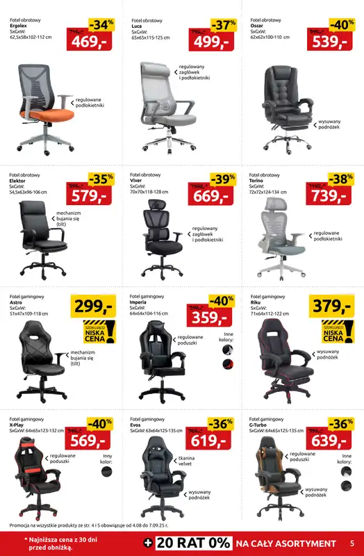 Black Red White - gazetka promocyjna Złap szkolne okazje do -60% od poniedziałku 04.08 do niedzieli 24.08 - strona 5