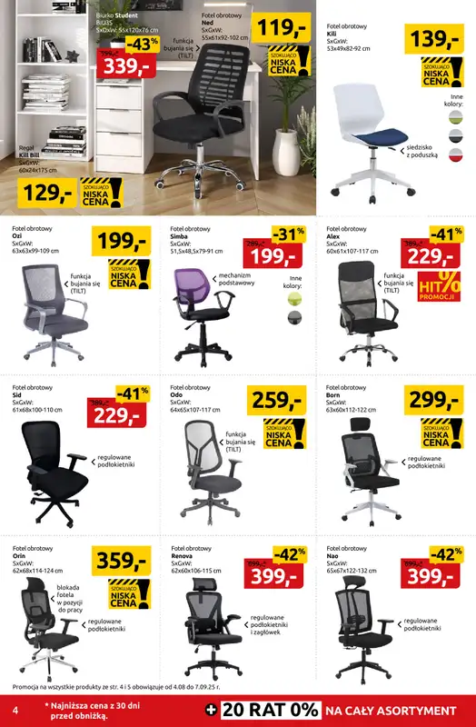 Black Red White - gazetka promocyjna Złap szkolne okazje do -60% od poniedziałku 04.08 do niedzieli 24.08 - strona 4