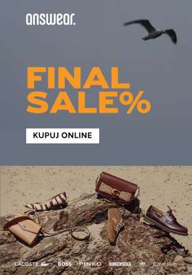 Answear - gazetka promocyjna Final sale od środy 20.08 