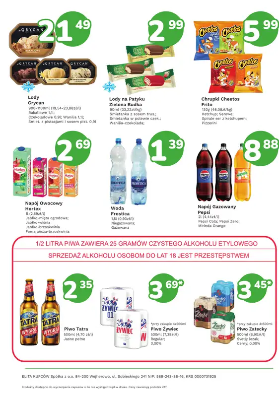 Limonka - gazetka promocyjna Gazetka od czwartku 28.08 do środy 03.09 - strona 4