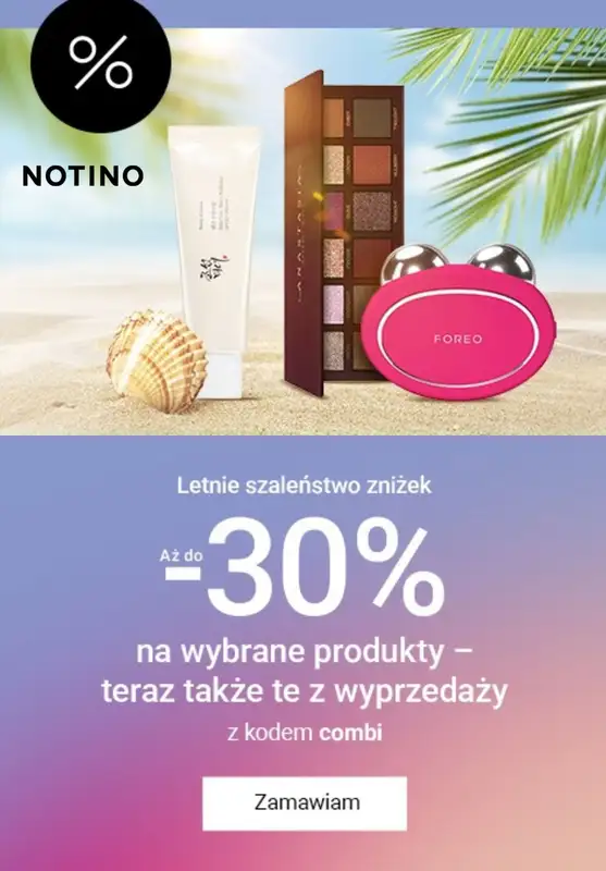 NOTINO - gazetka promocyjna Do -30% na wybrane produkty od środy 20.08 do niedzieli 24.08