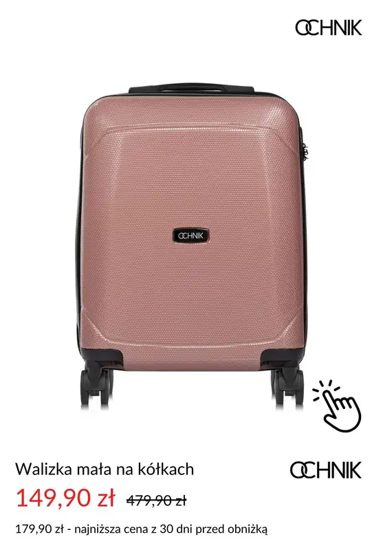 Ochnik - gazetka promocyjna Dodatkowe -30% na drugą walizkę lub torebkę od środy 20.08  - strona 3
