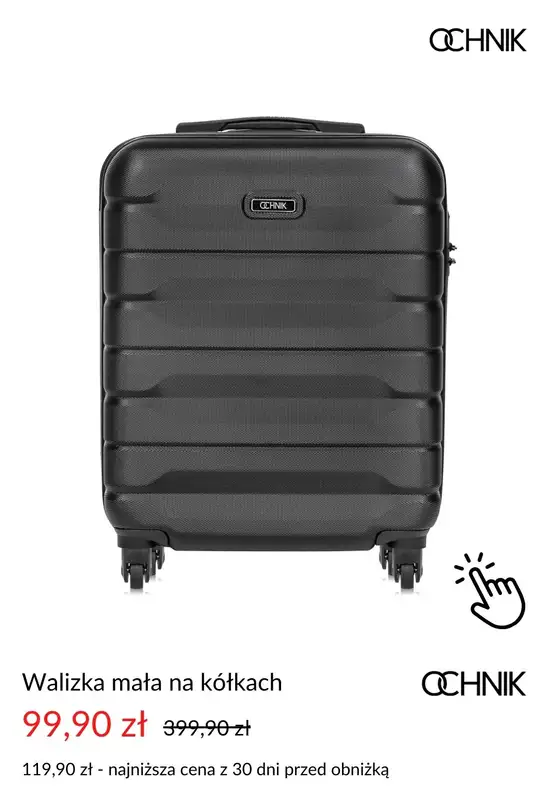 Ochnik - gazetka promocyjna Dodatkowe -30% na drugą walizkę lub torebkę od środy 20.08  - strona 4