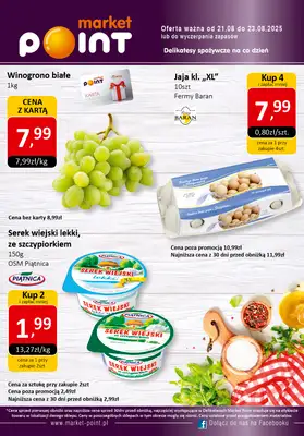 Market Point - gazetka promocyjna Promocje weekendowe od czwartku 21.08 do soboty 23.08