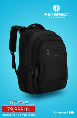 Empik - gazetka promocyjna Plecaki - oferta specjalna od środy 20.08 do niedzieli 31.08 - strona 9 Empik - gazetka promocyjna Plecaki - oferta specjalna od środy 20.08 do niedzieli 31.08 - strona 9