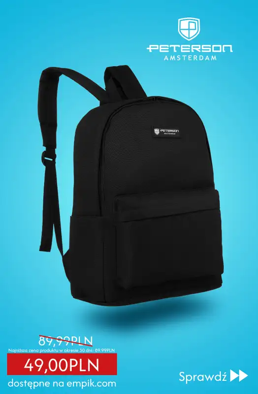 Empik - gazetka promocyjna Plecaki - oferta specjalna od środy 20.08 do niedzieli 31.08 - strona 12