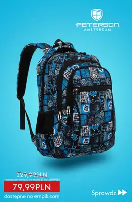 Empik - gazetka promocyjna Plecaki - oferta specjalna od środy 20.08 do niedzieli 31.08 - strona 6 Empik - gazetka promocyjna Plecaki - oferta specjalna od środy 20.08 do niedzieli 31.08 - strona 6