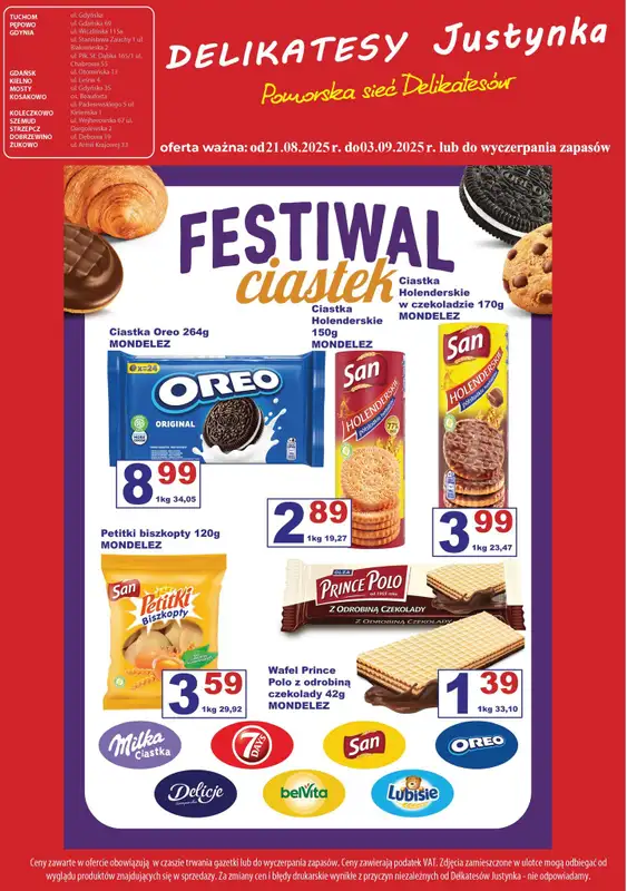 Delikatesy Justynka - gazetka promocyjna Gazetka od czwartku 21.08 do środy 03.09 - strona 6