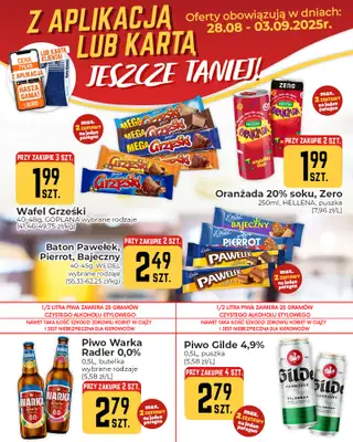 Społem Częstochowa - gazetka promocyjna Plakaty promocyjne od czwartku 28.08 do środy 03.09 - strona 2