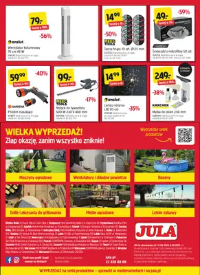 Jula - gazetka promocyjna Gazetka od czwartku 21.08 do środy 17.09 - strona 16 Jula - gazetka promocyjna Gazetka od czwartku 21.08 do środy 17.09 - strona 16