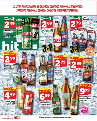 TOPAZ - gazetka promocyjna Gazetka od czwartku 28.08 do środy 03.09 - strona 16 TOPAZ - gazetka promocyjna Gazetka od czwartku 28.08 do środy 03.09 - strona 16