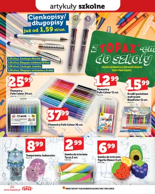 TOPAZ - gazetka promocyjna Gazetka od czwartku 28.08 do środy 03.09 - strona 26 TOPAZ - gazetka promocyjna Gazetka od czwartku 28.08 do środy 03.09 - strona 26